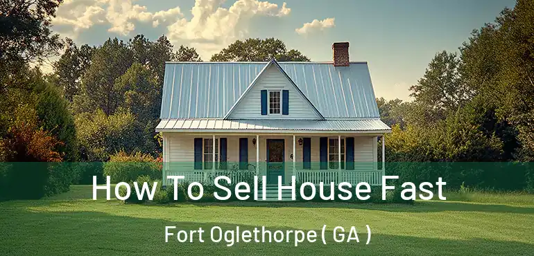  How To Sell House Fast Fort Oglethorpe ( GA )