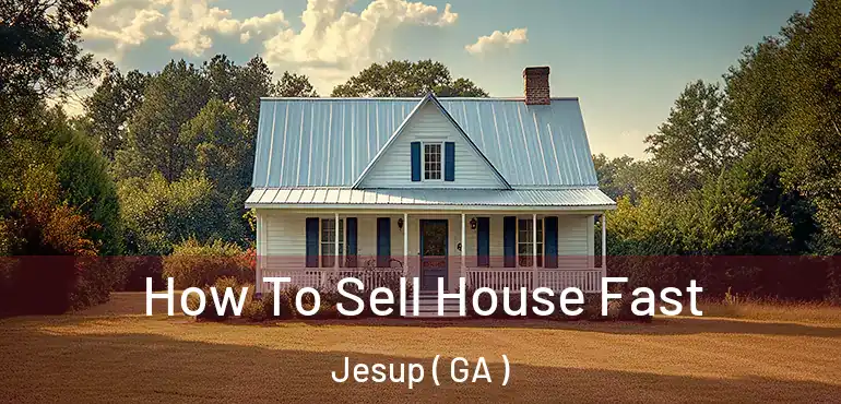  How To Sell House Fast Jesup ( GA )