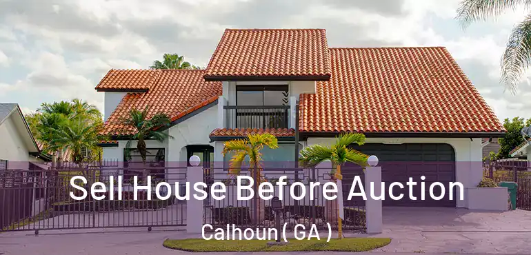  Sell House Before Auction Calhoun ( GA )