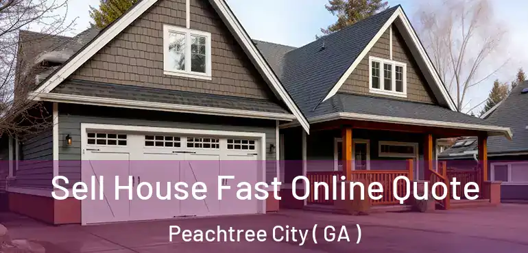  Sell House Fast Online Quote Peachtree City ( GA )