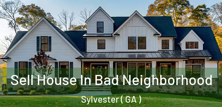  Sell House In Bad Neighborhood Sylvester ( GA )