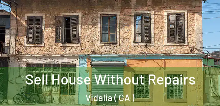  Sell House Without Repairs Vidalia ( GA )