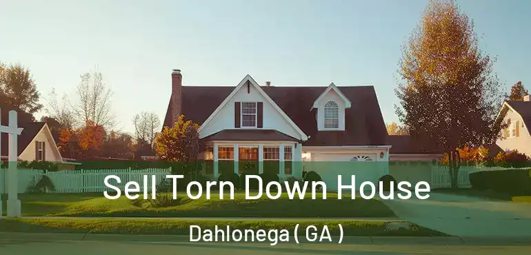  Sell Torn Down House Dahlonega ( GA )