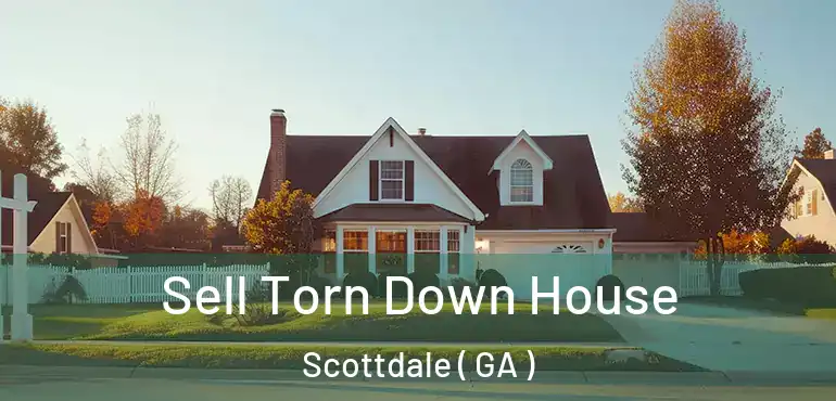  Sell Torn Down House Scottdale ( GA )