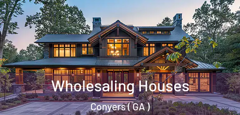  Wholesaling Houses Conyers ( GA )