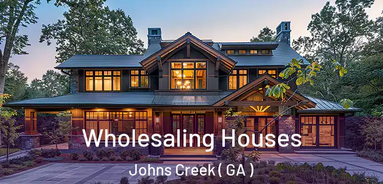  Wholesaling Houses Johns Creek ( GA )