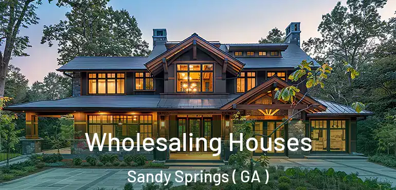  Wholesaling Houses Sandy Springs ( GA )