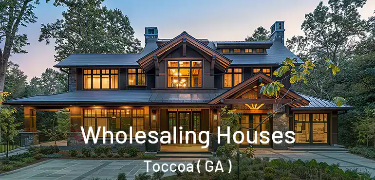  Wholesaling Houses Toccoa ( GA )